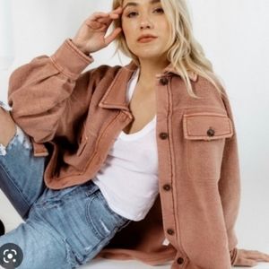 Free People Ruby Jacket in Bright Cider
